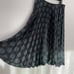 Theory Zeyn Pleated Dotted Chiffon Skirt Size Large