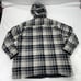 L.L. Bean Hooded Fleece Lined Plaid Flannel Button Front Men's XL Shacket Jacket