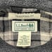 L.L. Bean Hooded Fleece Lined Plaid Flannel Button Front Men's XL Shacket Jacket