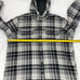 L.L. Bean Hooded Fleece Lined Plaid Flannel Button Front Men's XL Shacket Jacket