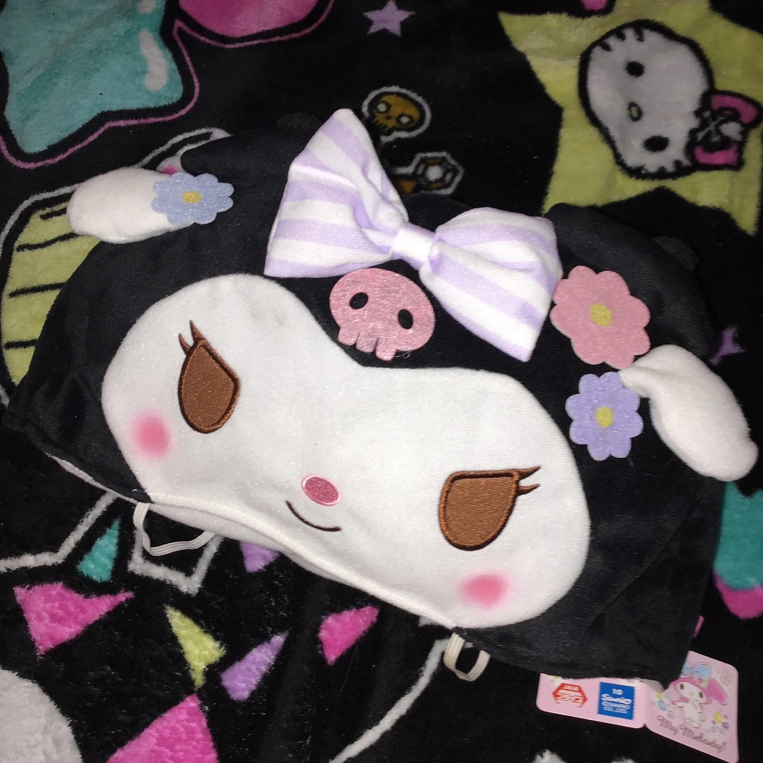 Sanrio kuromi tissue box holder
