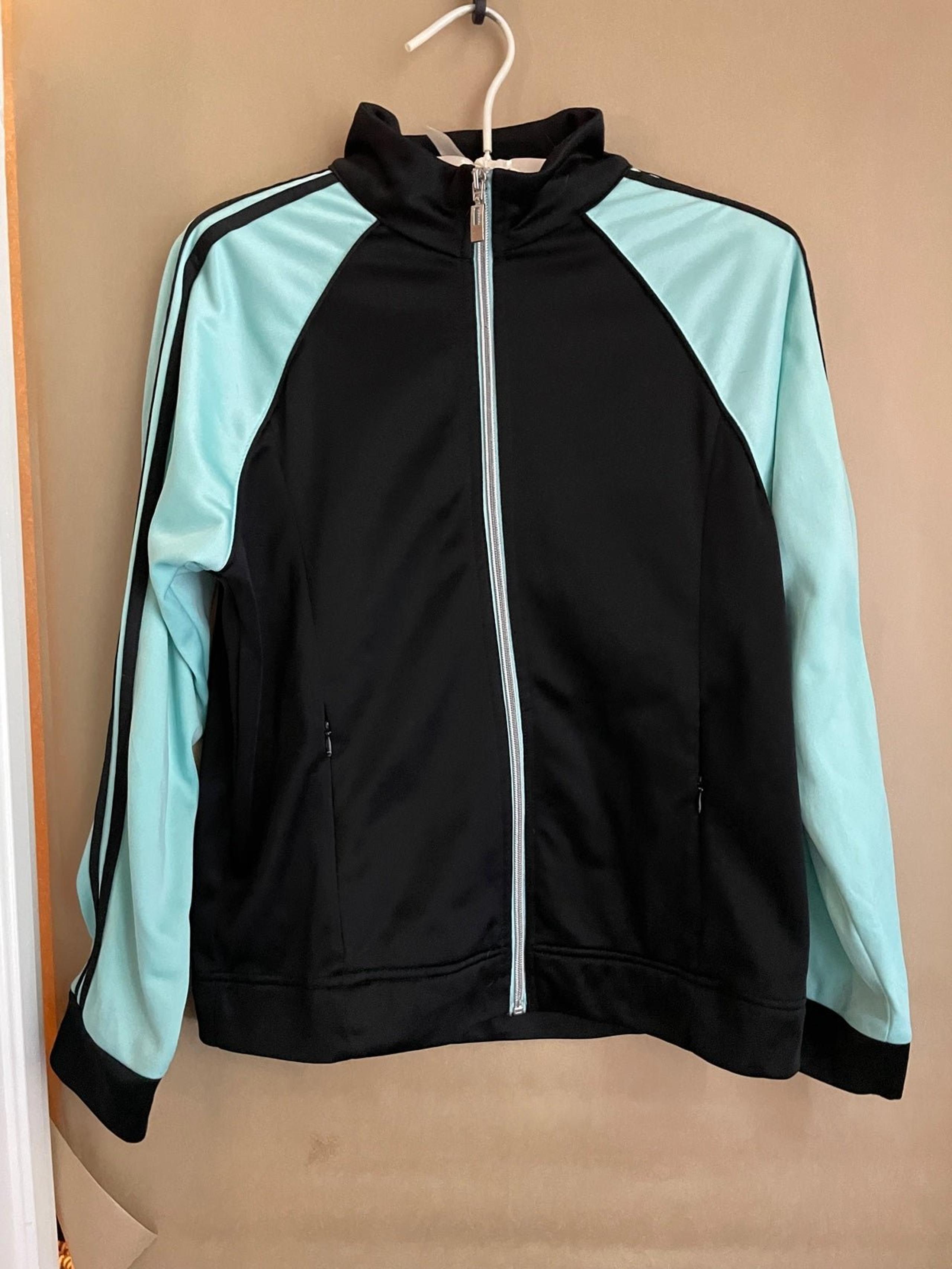 Coldwater Creek Black and Mint Jacket - Women's Small