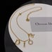 Tassel letter necklace