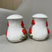 Vintage Mushroom Salt and Pepper shaker Set MCM Home Decor Retro Large