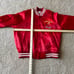 Vintage Button Up St Louis Cardinals Baseball Jacket Chalk Line - Sz L, Made USA