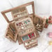 Jewelry Box for Women, Rustic Wooden Jewelry Boxes & Organizers with Mirror