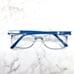 Maui Jim MJO2106-86M Eyeglasses Blue Gray Full Rim Frames 52-17-135 Italy