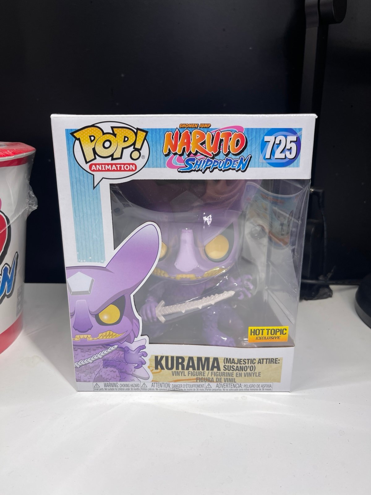 Naruto Shippuden Kurama Majestic Attire Susano’o Funko Pop #725 Hot Topic Excl.
