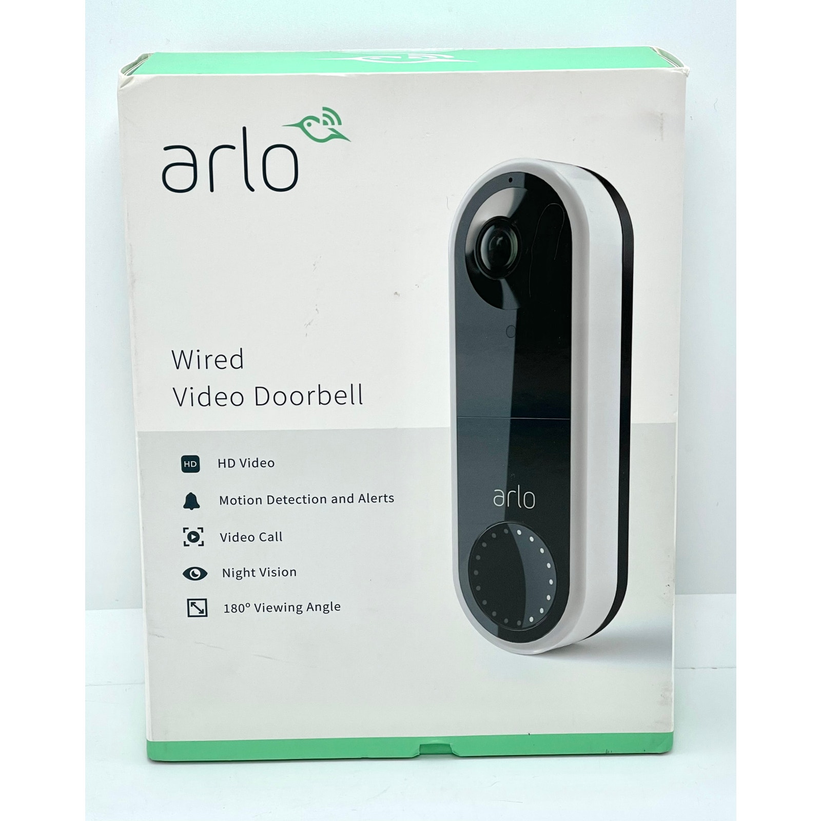 Arlo Essential Wired Security Camera Video Doorbell (AVD1001)