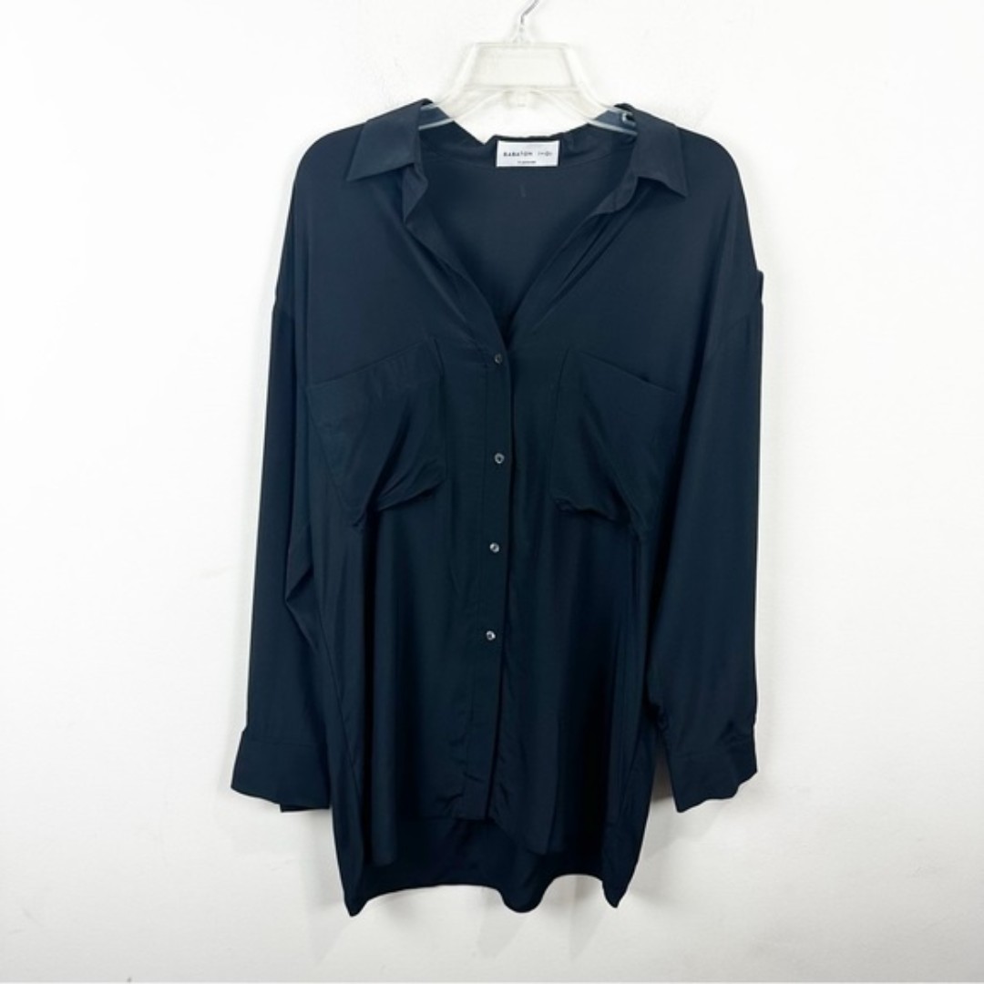Babaton Black utility style shirt