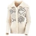 Columbia Fair Isle Chunky Knit Button XL Cardigan ivory wool alpaca Sweater