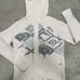 Columbia Fair Isle Chunky Knit Button XL Cardigan ivory wool alpaca Sweater