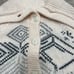 Columbia Fair Isle Chunky Knit Button XL Cardigan ivory wool alpaca Sweater