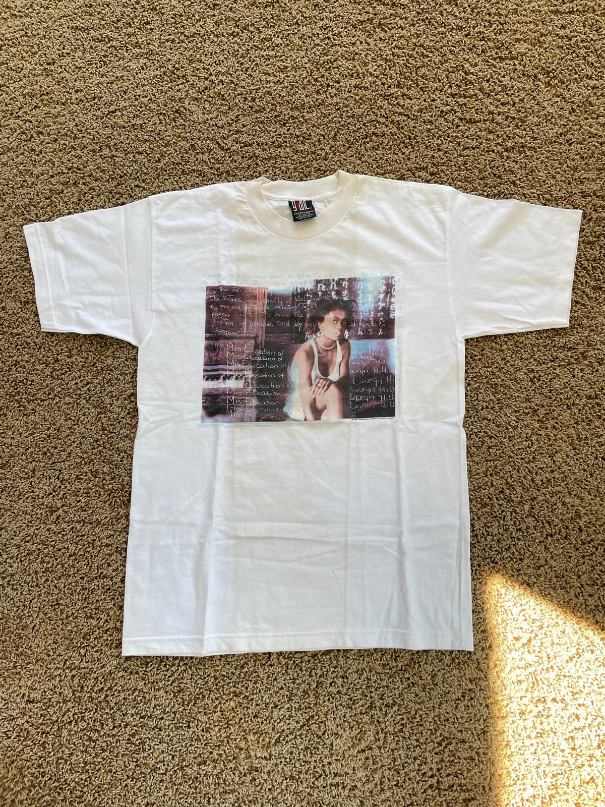 Vintage 1999 The Miseducation of Lauryn Hill World Tour T Shirt XL Fugees Rap.