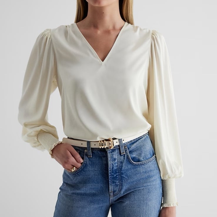 Express Satin Blouses Mercari