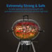 Charcoal BBQ 22-Inch Grill Black Premium Outdoor Patio Backyard Camping