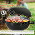 Charcoal BBQ 22-Inch Grill Black Premium Outdoor Patio Backyard Camping