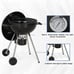 Charcoal BBQ 22-Inch Grill Black Premium Outdoor Patio Backyard Camping