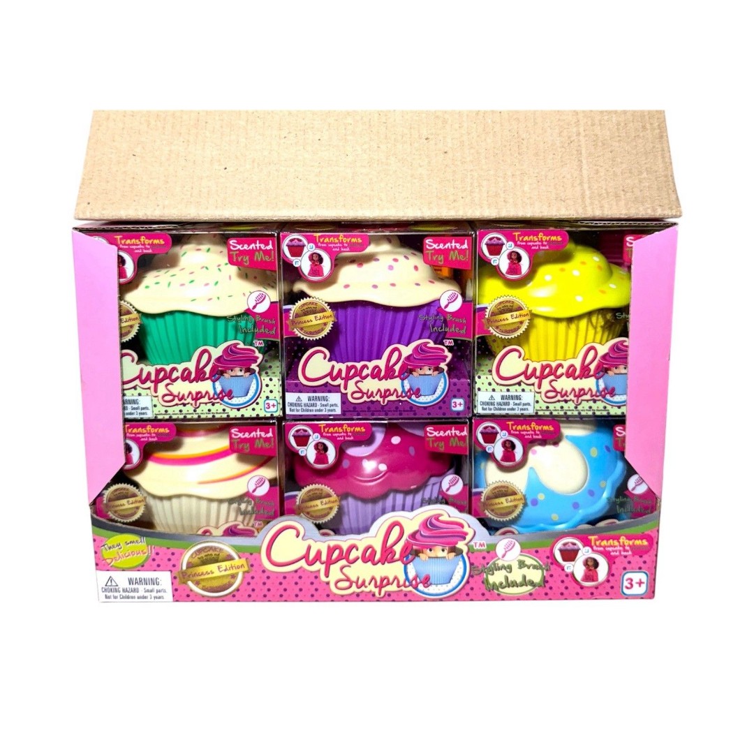 Lot of 12 Cupcake Surprises Princess Edition Scented Display Box Included Sealed