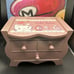 2007 Sanrio Hello Kitty Vintage Y2K Wooden Dresser Drawer Jewelry Mirror Pink