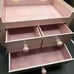 2007 Sanrio Hello Kitty Vintage Y2K Wooden Dresser Drawer Jewelry Mirror Pink