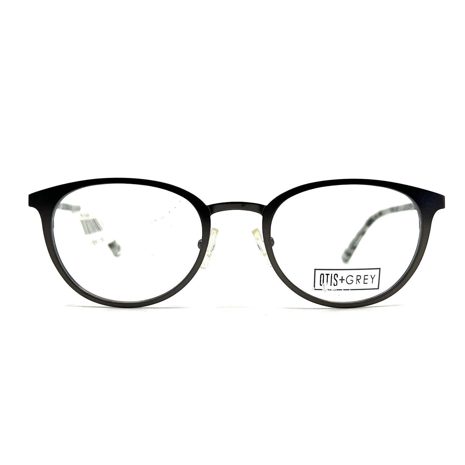 OTIS+GREY OG 7010 GUN Round Mens gray Eyeglasses Frames 49-21-140
