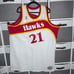 Atlanta Hawks DOMINIQUE WILKINS Jersey (White, #21) Mitchell & Ness Men’s 56 3XL