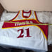Atlanta Hawks DOMINIQUE WILKINS Jersey (White, #21) Mitchell & Ness Men’s 56 3XL