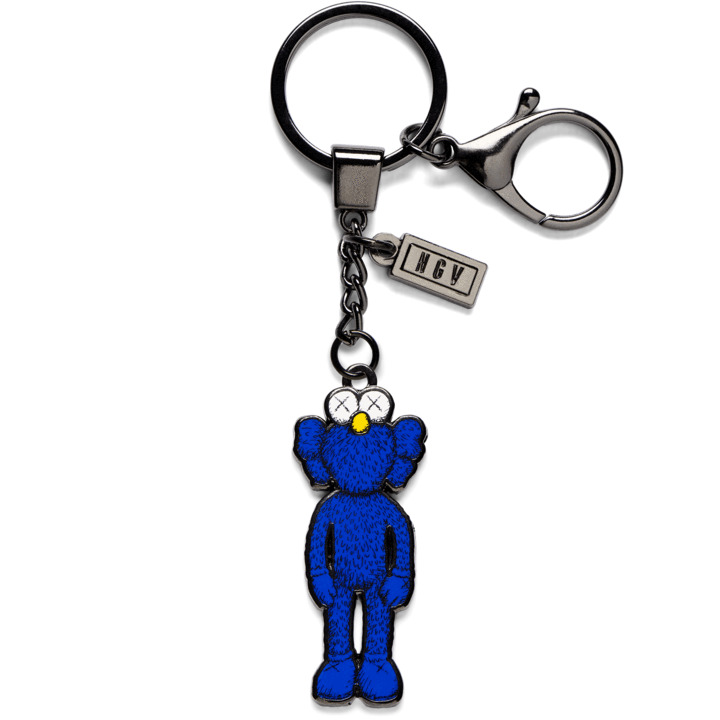 KAWS NGV Blue BFF Keychain Keyring - Brand New