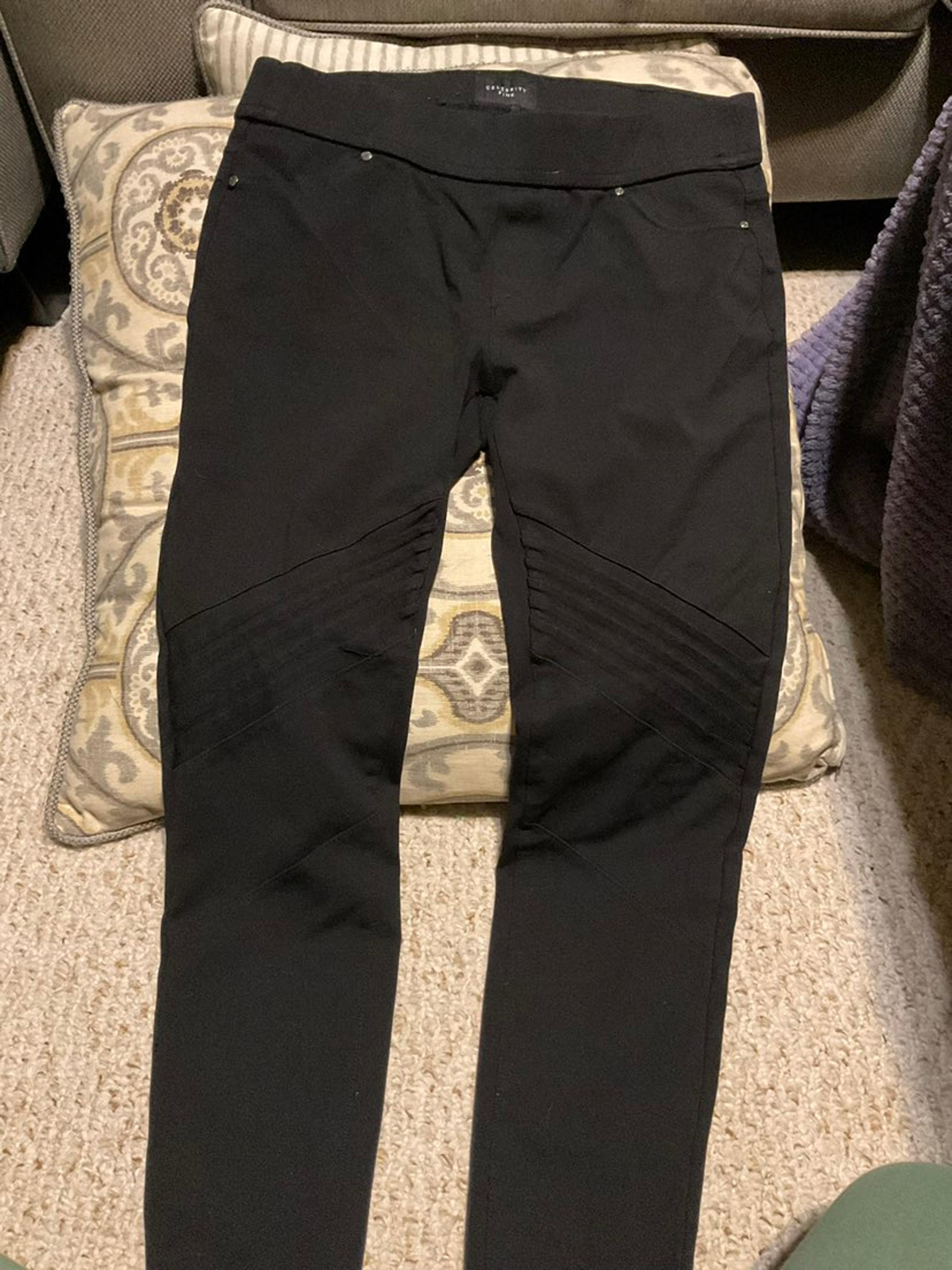Celebrity Pink moto jeggings