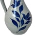 Williamsburg Pottery Lamp Base Only Yorktowne Salt Glaze Stoneware Jug Floral