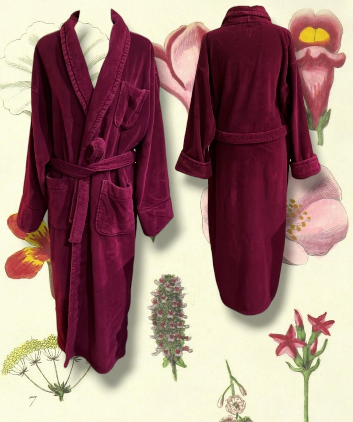 Victoria's Secret • Rare Heavy Weight Cotton Terry Cloth Bath Robe Vintage 90’s