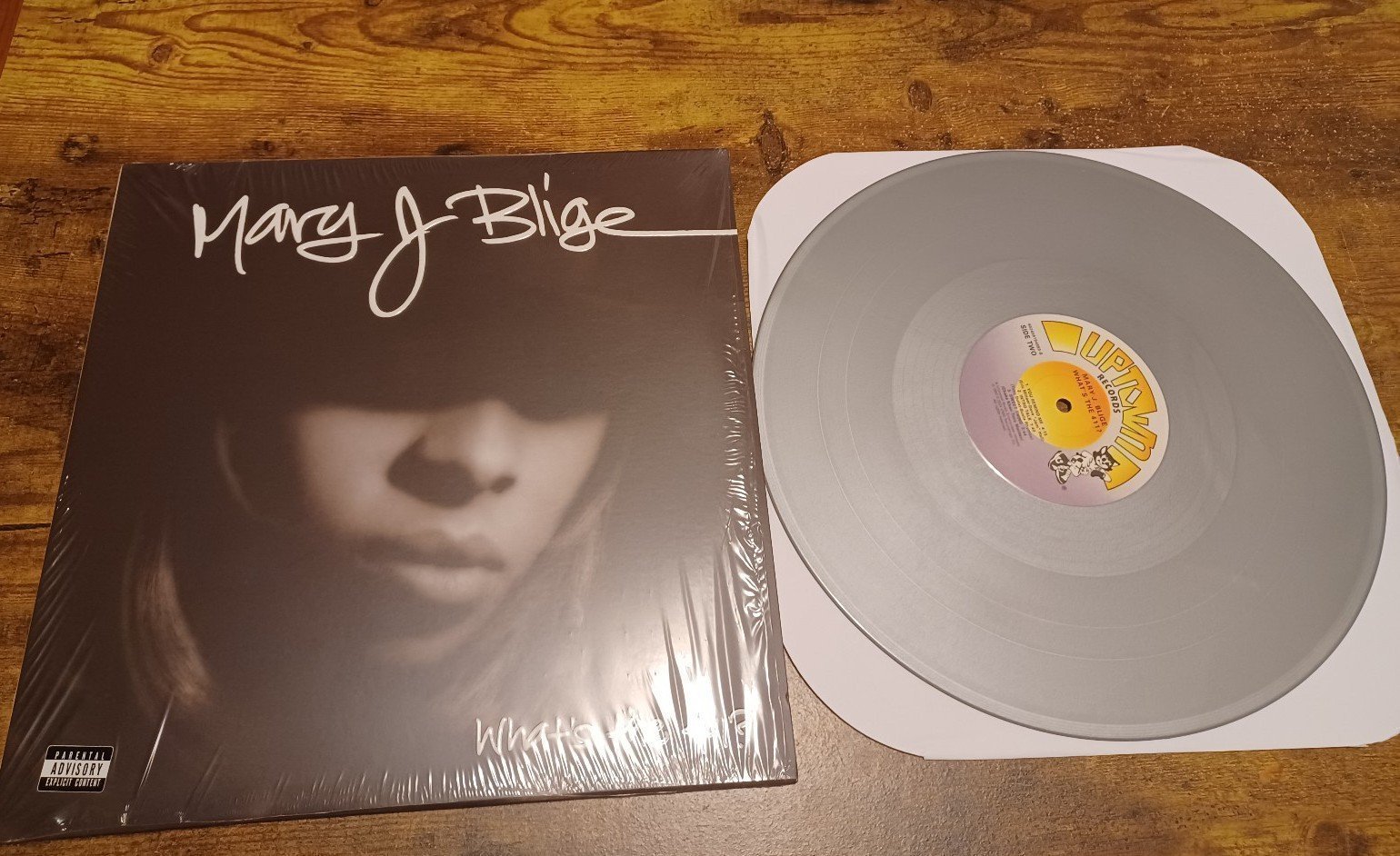 Mary J. Blige - What's The 411? Limited Silver Vinyl Record