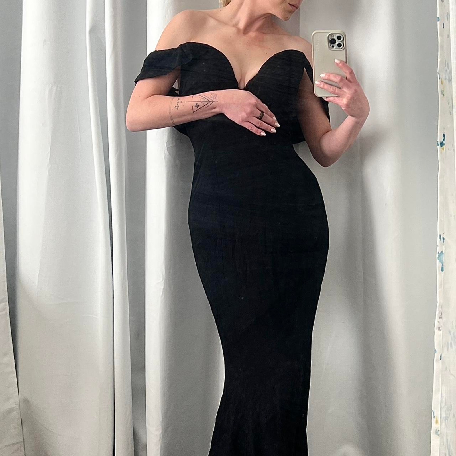 Reformation Bali Black Maxi Dress Formal Gown Minimalist Chic Size 6