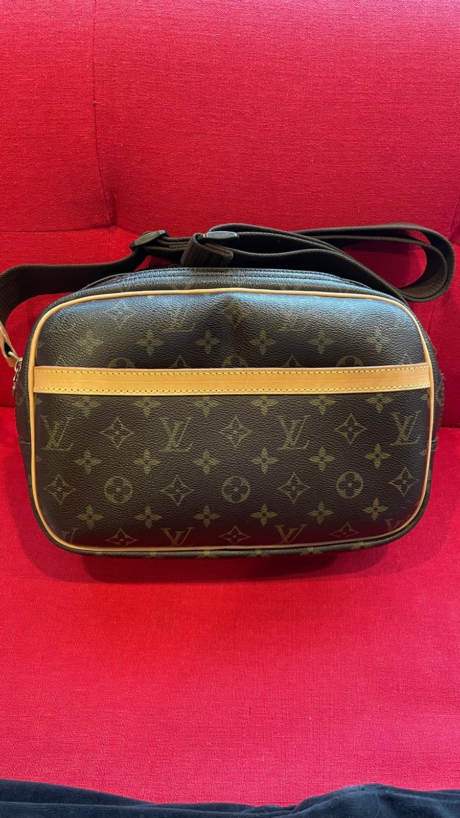 Louis Vuitton Brown Reporter Monogram PM Canvas Crossbody Bag