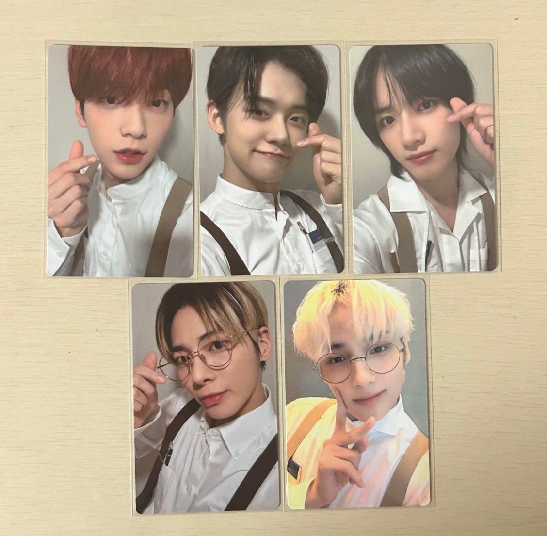txt jpfc fanclub renewal photocard complete set 2