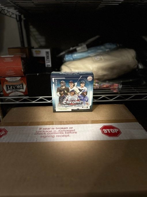 2021 Topps Chrome MLB Sapphire Box