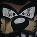 Vintage 1997 Warner Bros Bugs Bunny Taz Face T-Shirt Looney Tunes