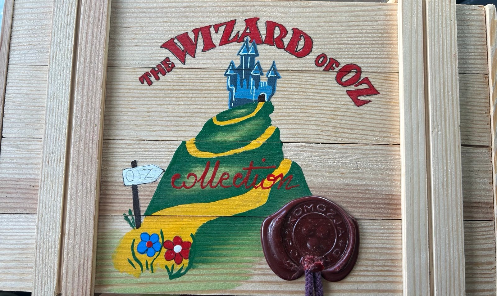 Polonaise Kurt Adler WIZARD of OZ Ornaments ~ Wood Boxed komozja~ Vintage Glass