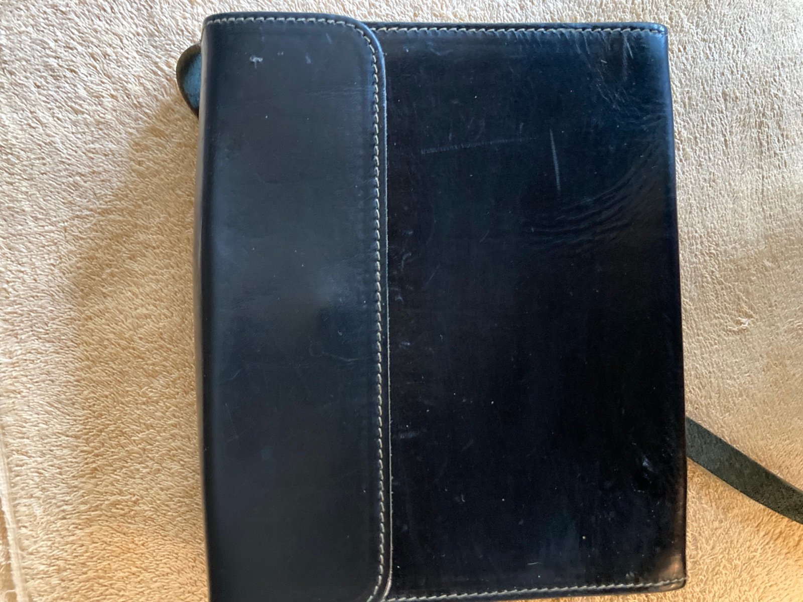 leather ll Vintage 1960s-70s Charles Klein Italian leather shoulder bad
