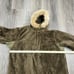 1940s WW2 US Army Vintage Military Pile Field Parka Medium Liner Only Fur Hood
