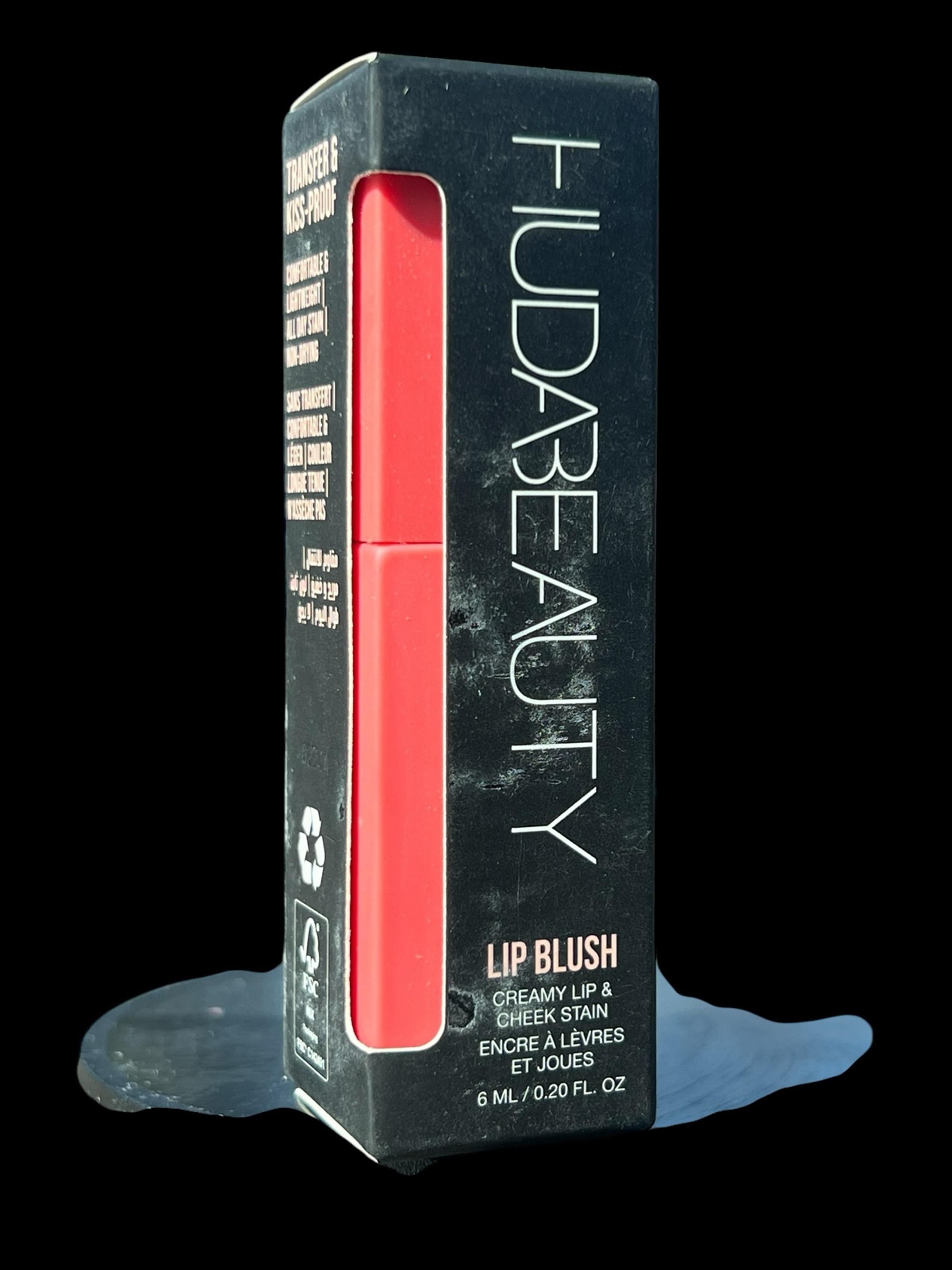 Huda Beauty Lip Blush Creamy Lip & Cheek Stain Coral Kiss