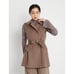 LILY BROWN 2-way Cape Coat Brown