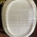 White Ceramic Turkey Shaped Lidded Stuffing Oval Bowl Lillian Vernon 1980s Vint