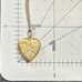 HF Barrows vintage 1940s yellow gold filled heart locket pendant charm necklace