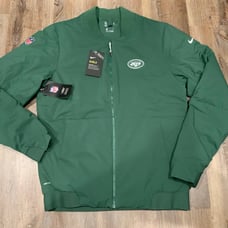 Nike Shield New York Jets Bomber Jacket NFL 943977-323 Men's Sz Sm