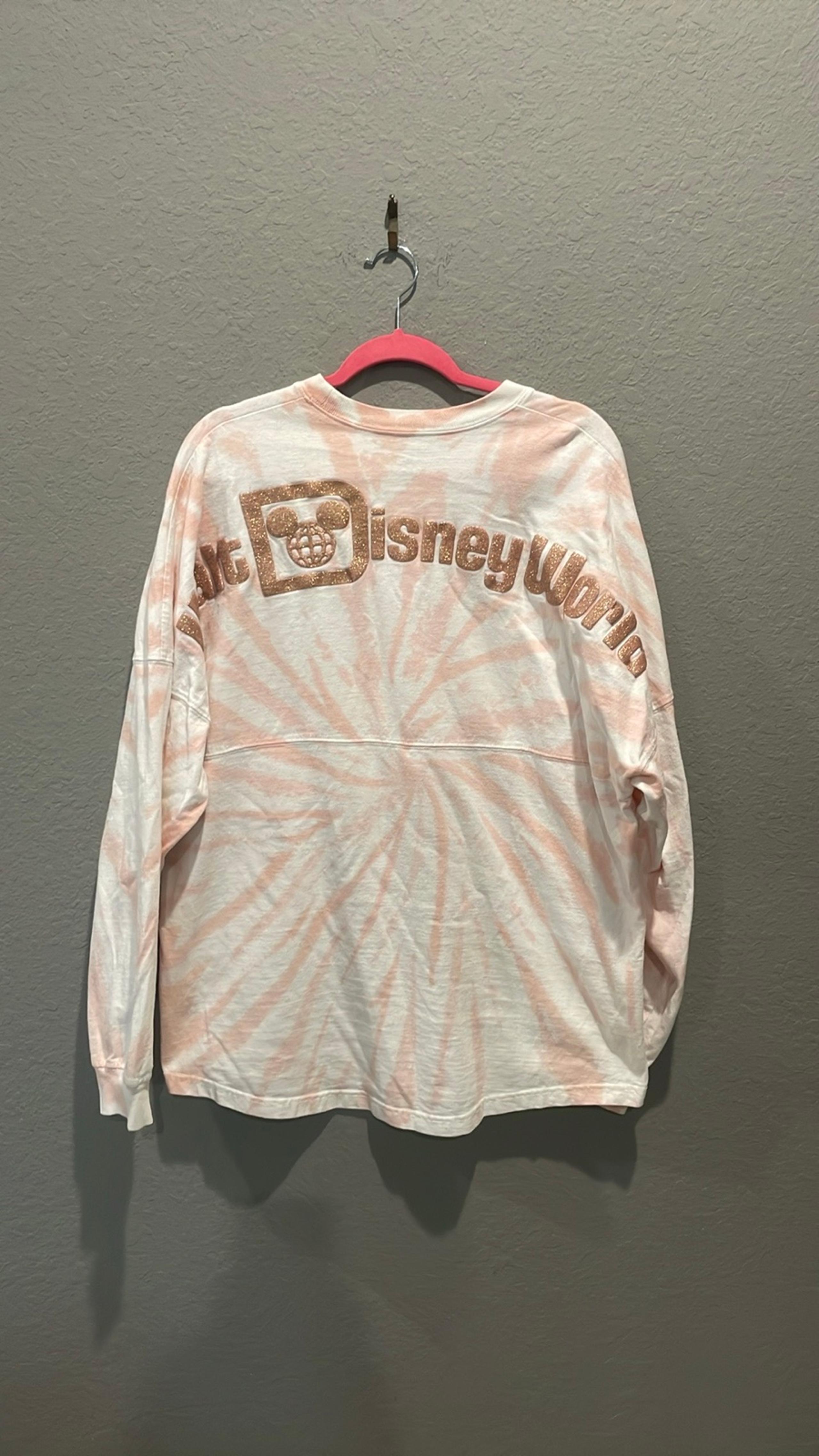 Spirit Jersey Disney Walt Disney World tie dye spirit jersey with rose gold