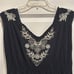 Johnny Was Maxi Dress - Size Small - Black with White Detail