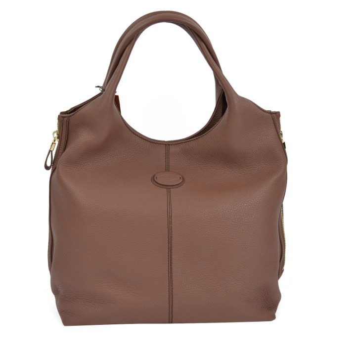 NEW Authentic Tod's Alh Zip Leather Bag