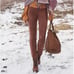 Sundance Luxe Dreams Faux Suede Leggings in Cognac